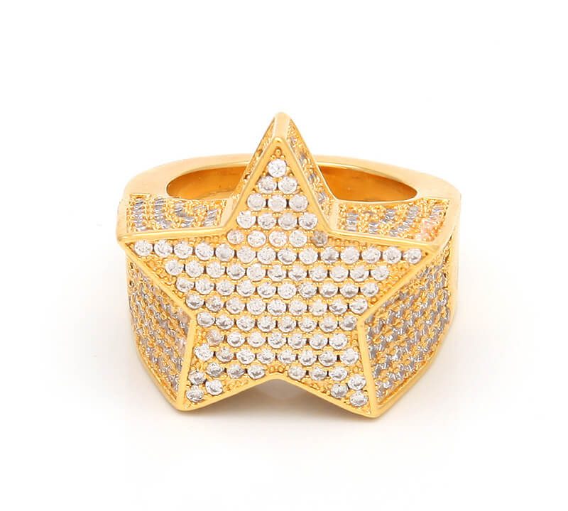 Mens Star Ring