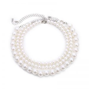 Multi-layer pearl necklace