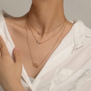 Petite star micro-set necklace