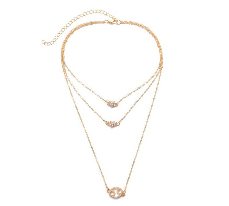 Petite star micro-set necklace