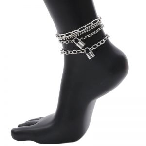 Punk chain multi-layer foot ornament