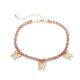 Tassel anklet Butterfly pendant tassel anklet