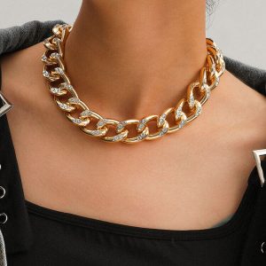 necklace with diamonds