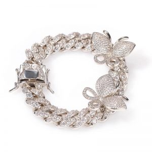 Zircon Butterfly Bracelet