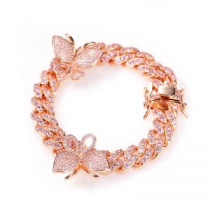 Zircon Butterfly Bracelet