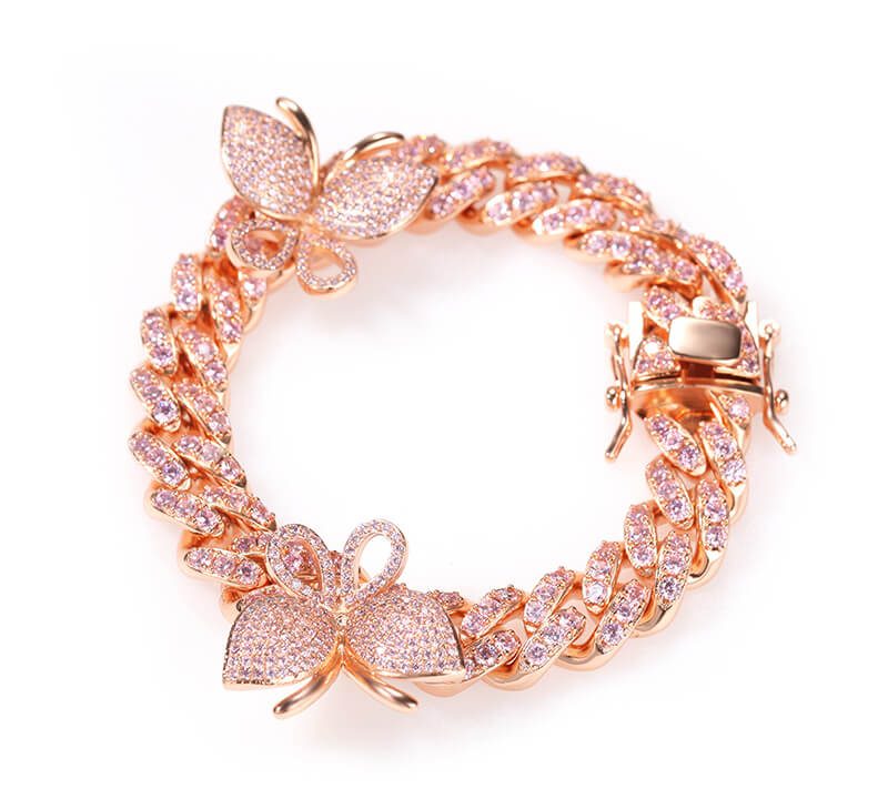 Zircon Butterfly Bracelet