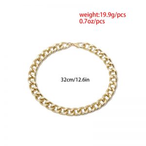 long anklet Single layer long chain anklet