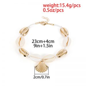 seashell anklet Shell beach anklet