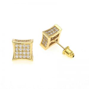 zircon stud earrings