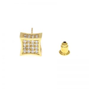 zircon stud earrings