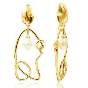 Asymmetric earrings