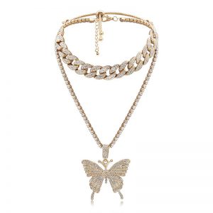 Big butterfly necklace