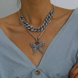 Big butterfly necklace