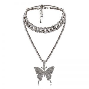 Big butterfly necklace