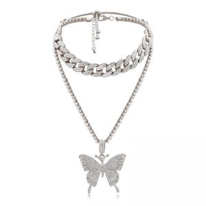 Big butterfly necklace