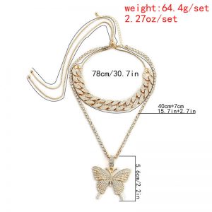 Big butterfly necklace