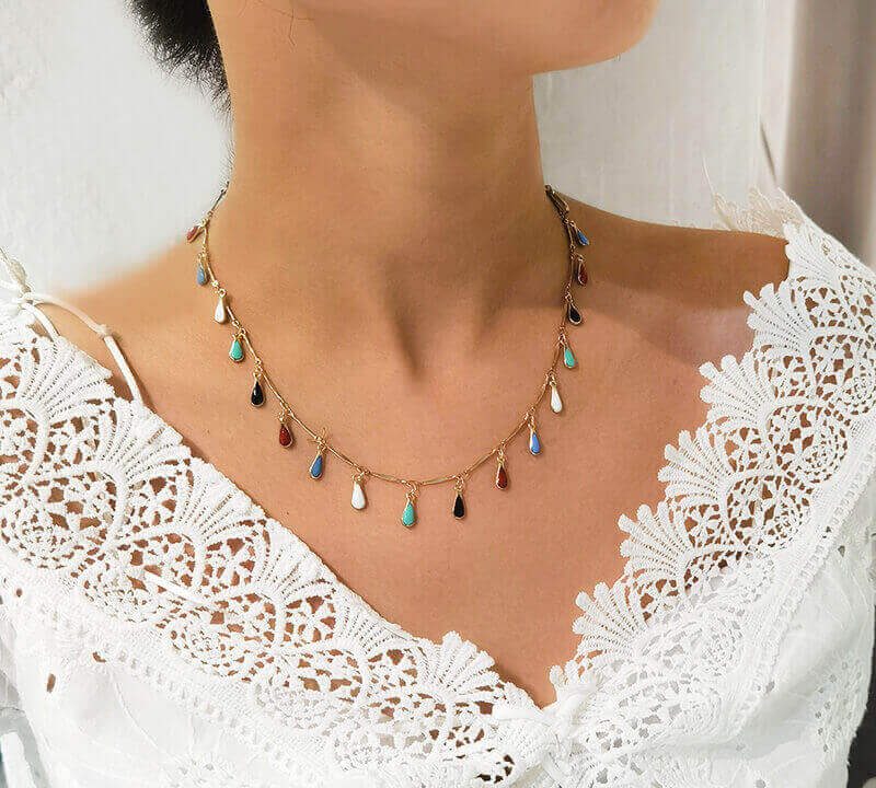 Drop necklace