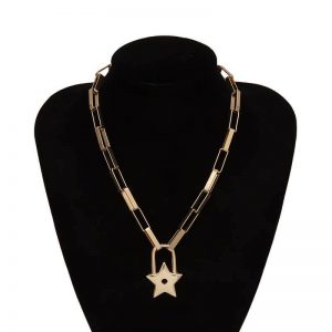 Five-pointed star necklace