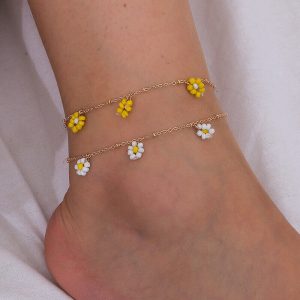 Flower anklet