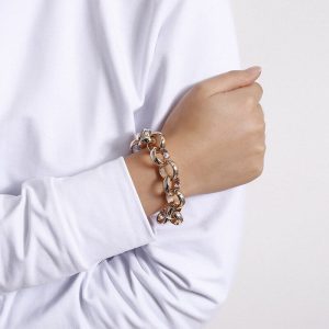 Layer bracelet metal single layer bracelet