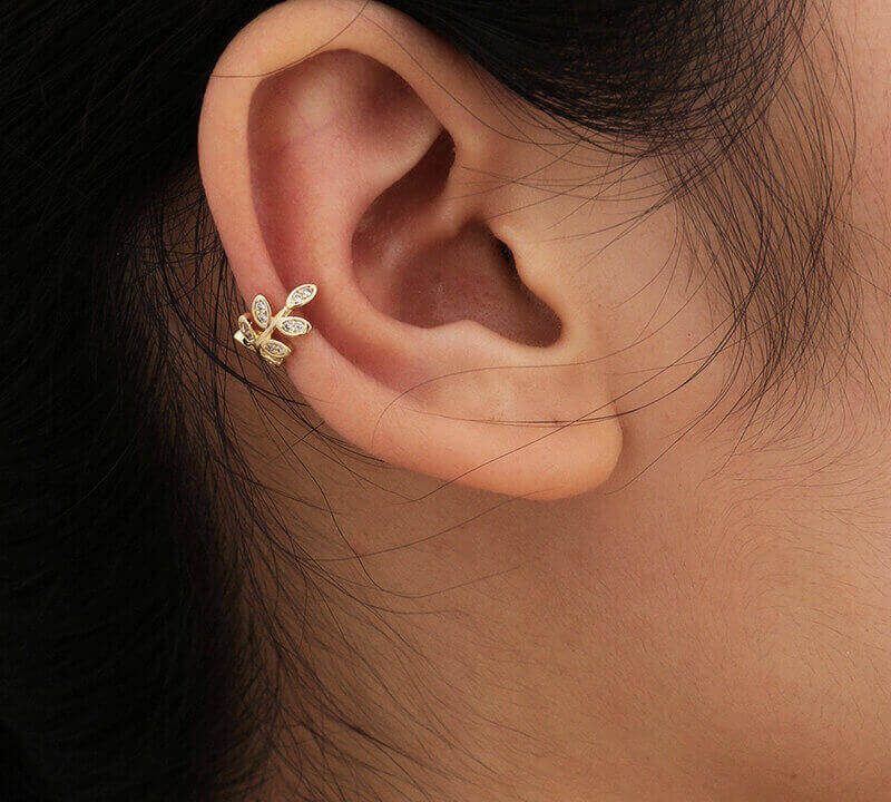 Leaf earrings