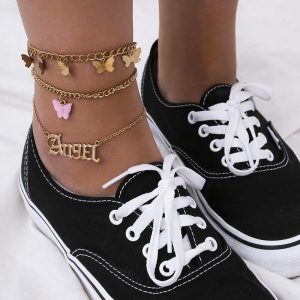 Letter anklet