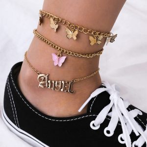 Letter anklet