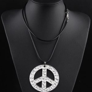 Peace sign necklace