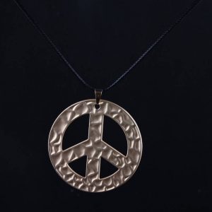 Peace sign necklace