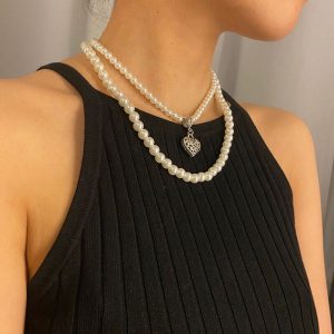 Pearl Heart Necklace