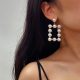 Pearl earrings stud