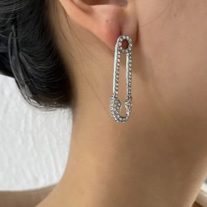 Pin earrings