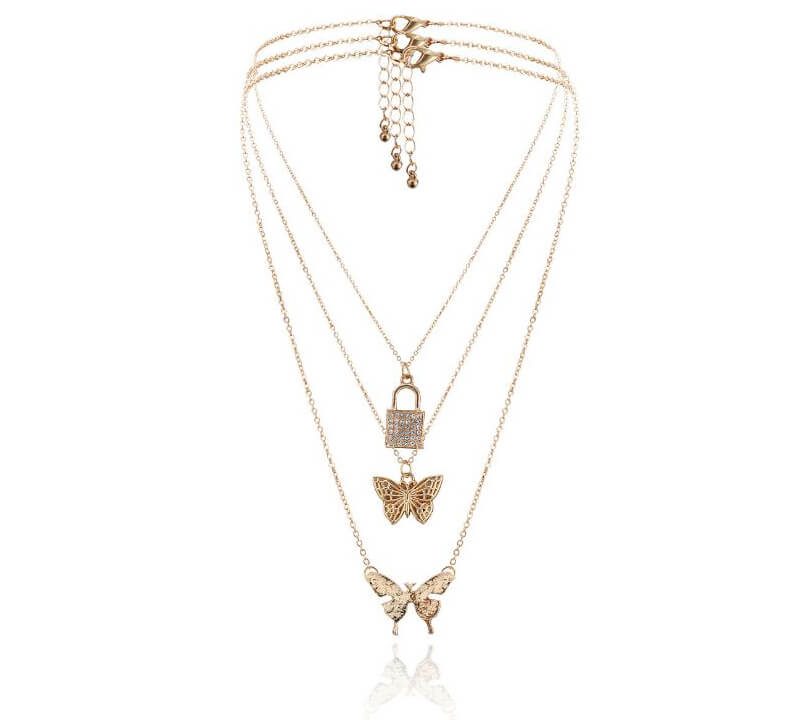 Rhinestone necklace women