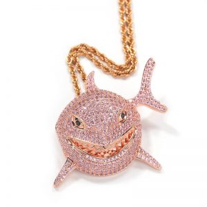 Shark pendant necklace