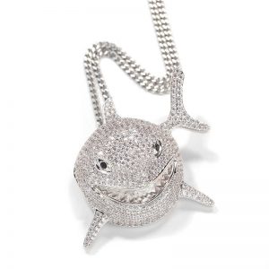 Shark pendant necklace