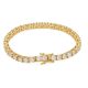 Single row zircon bracelet anklet