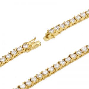 Single row zircon bracelet anklet