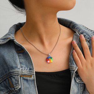 Smiley face necklace