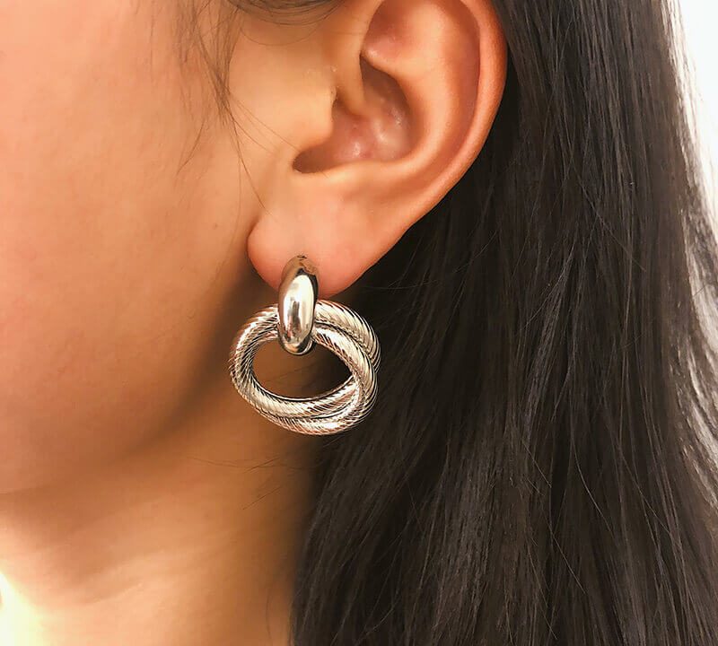 Spiral earrings