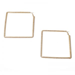 Square stud earrings