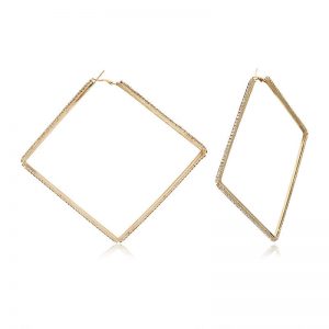 Square stud earrings