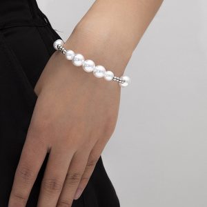 Stainless steel bead bracelet