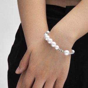 Stainless steel bead bracelet