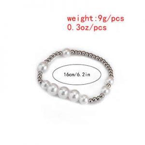 Stainless steel bead bracelet