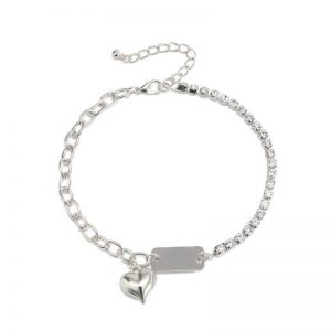 Heart anklet