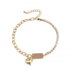 Heart anklet