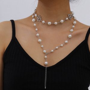 multi strand pearl necklace