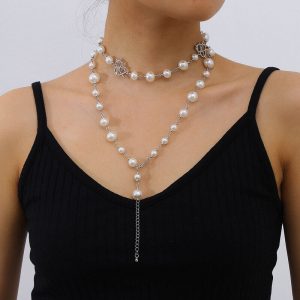 multi strand pearl necklace