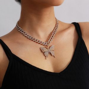 Cuban butterfly necklace