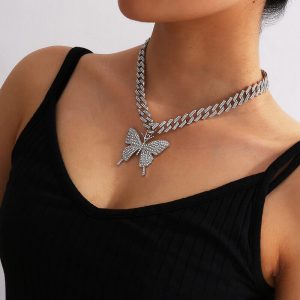 Cuban butterfly necklace